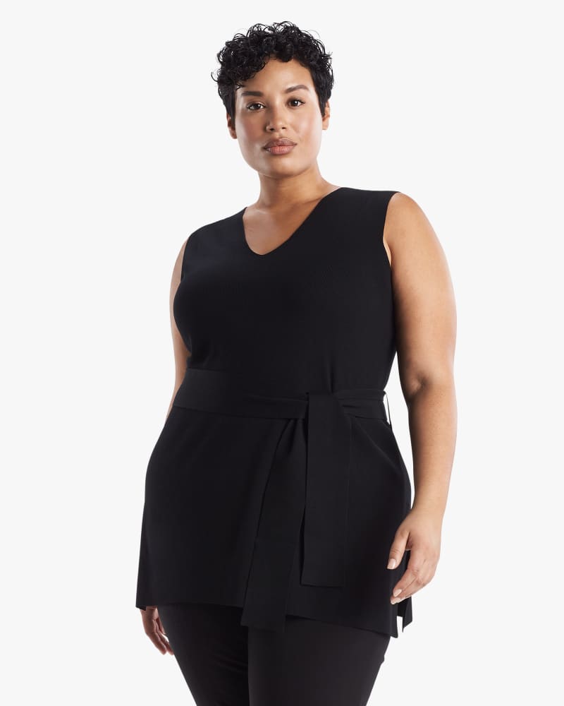 Front of plus size Linette Tunic Top by M.M.LaFleur | Dia&Co | dia_product_style_image_id:160608